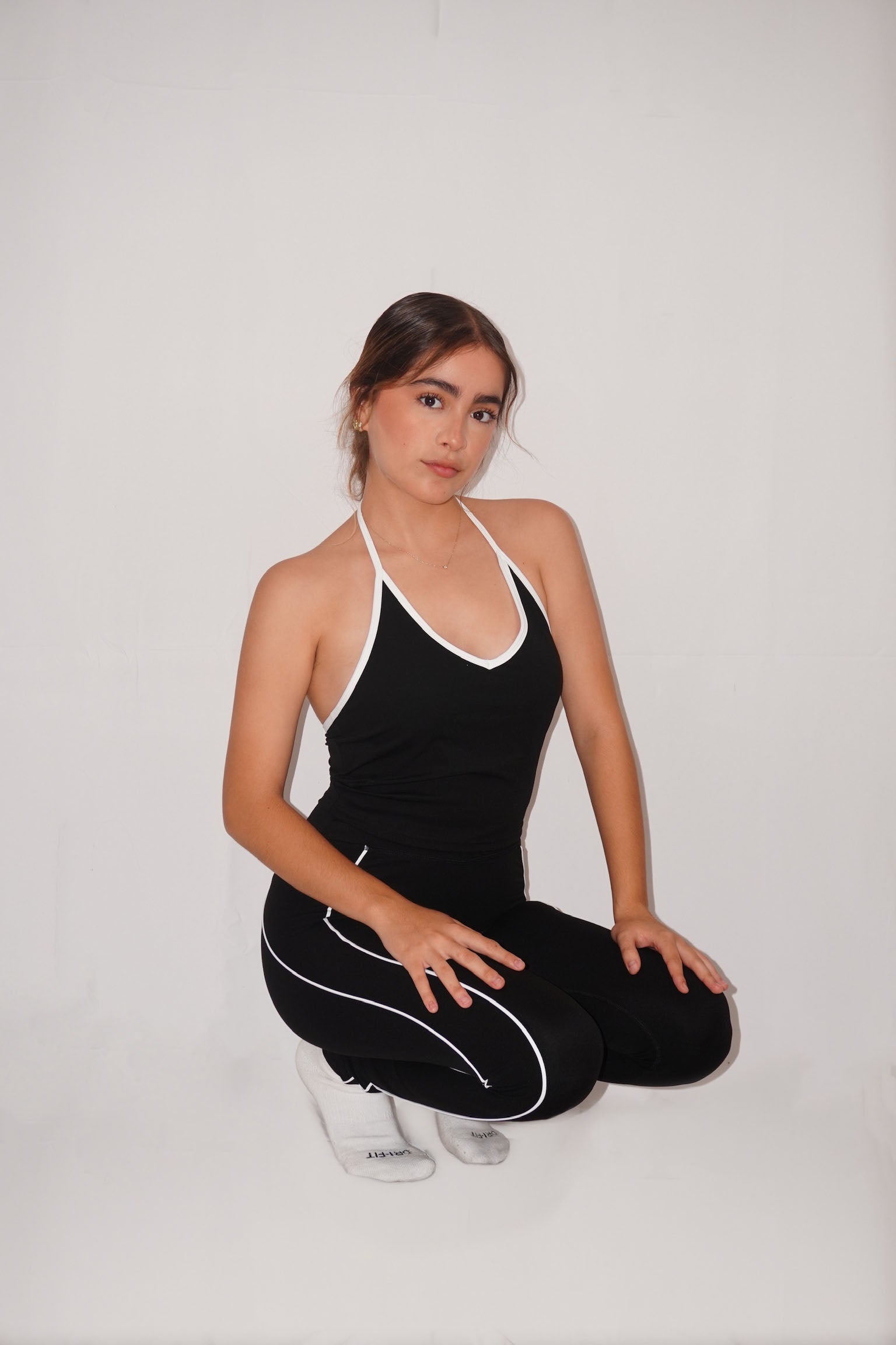 Blusa halter y legging
