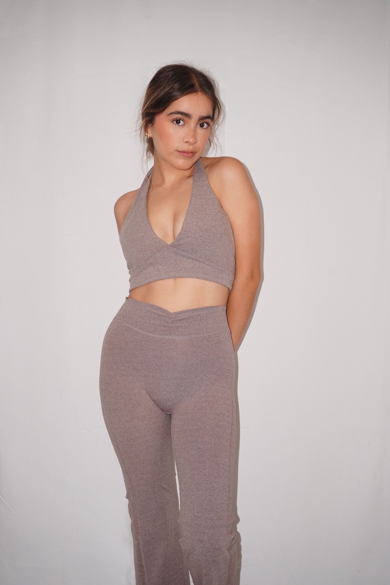 Set top y legging flare