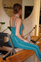 Set bicolor blusa y legging