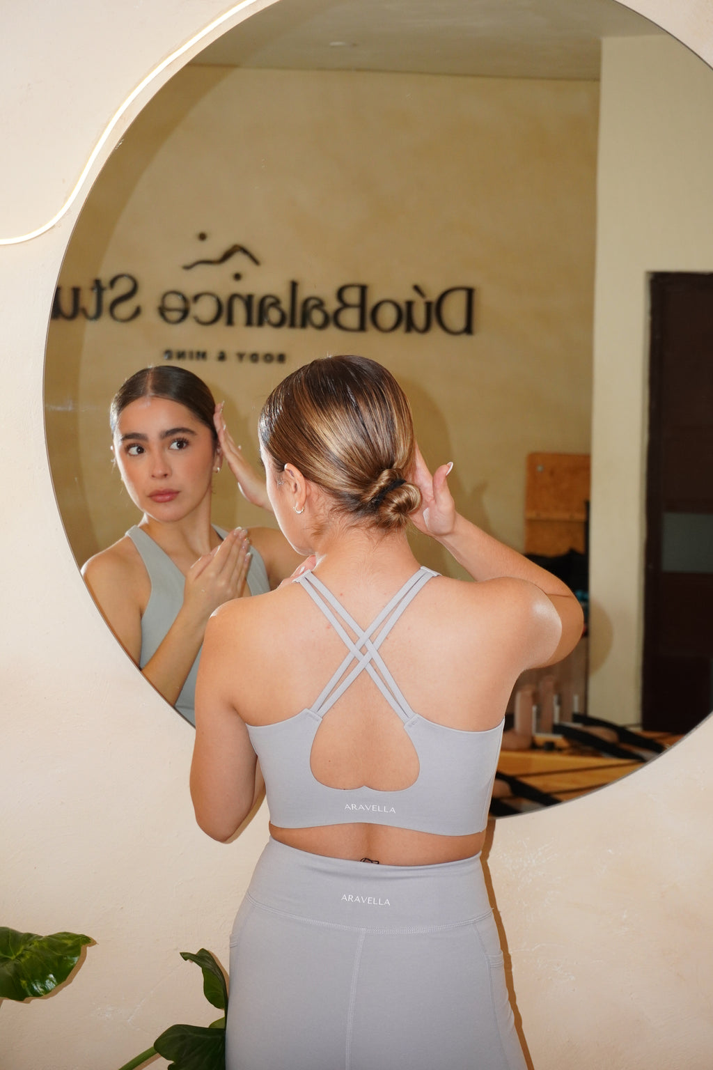 Set top y legging flare