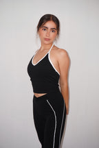 Blusa halter y legging